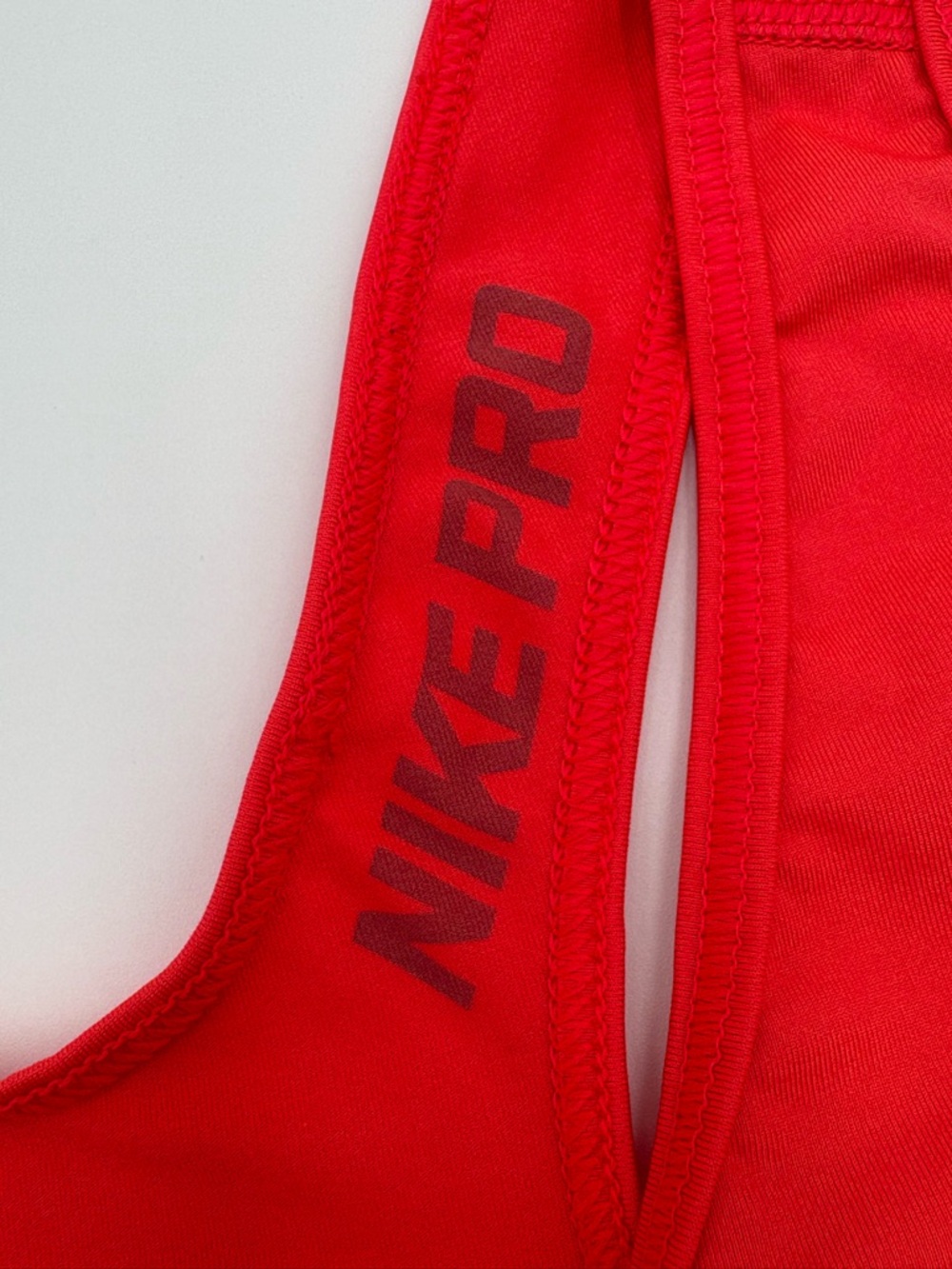 Nike Pro Dri-Fit Tank Top Neon Orange Racerback Size S - Picture 4 of 7